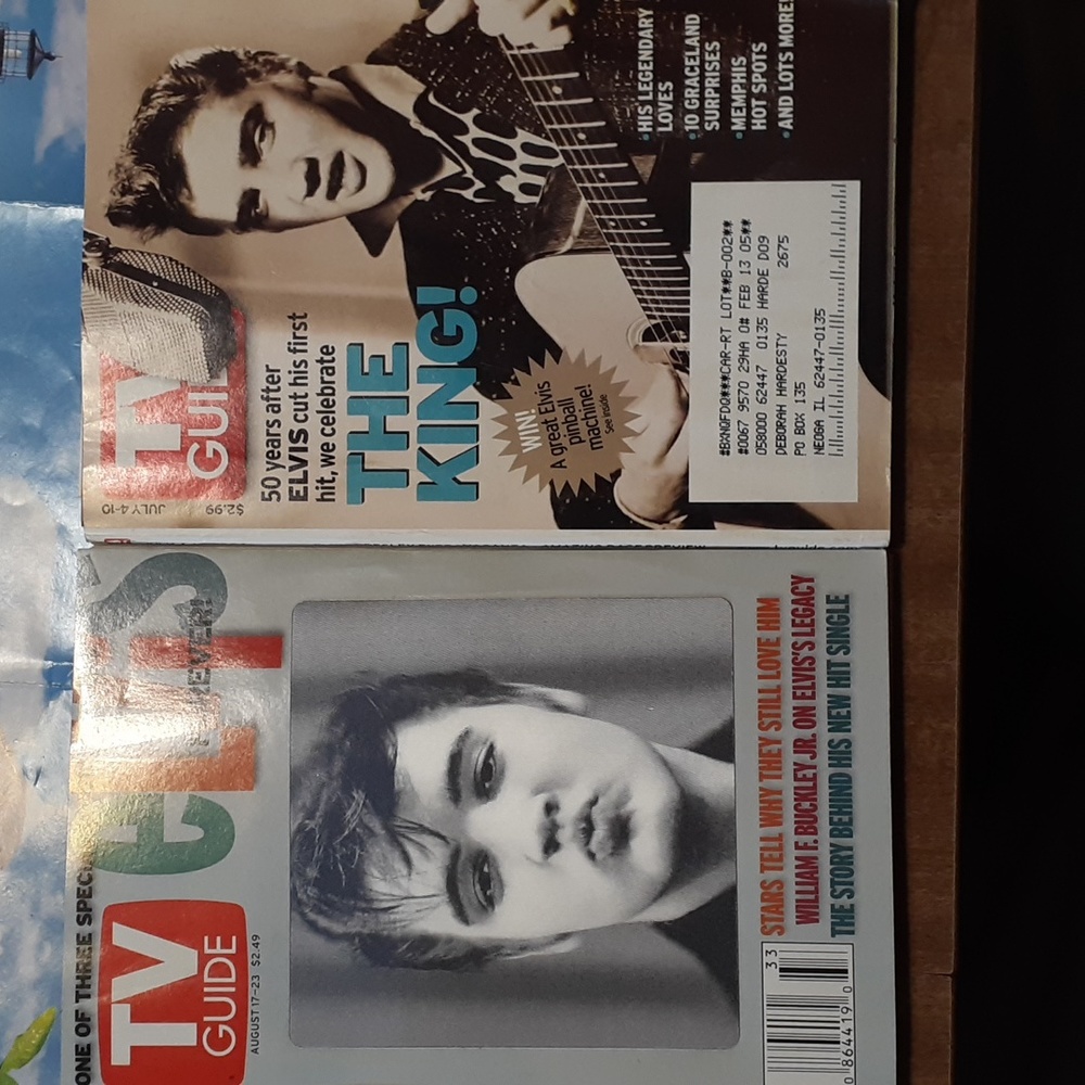 Elvis TV guides